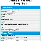 college football bet